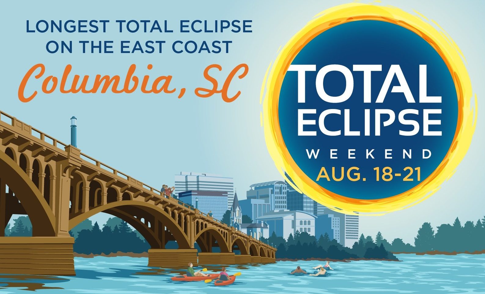 The East Coast Total Eclipse Capital is Columbia, SC This August