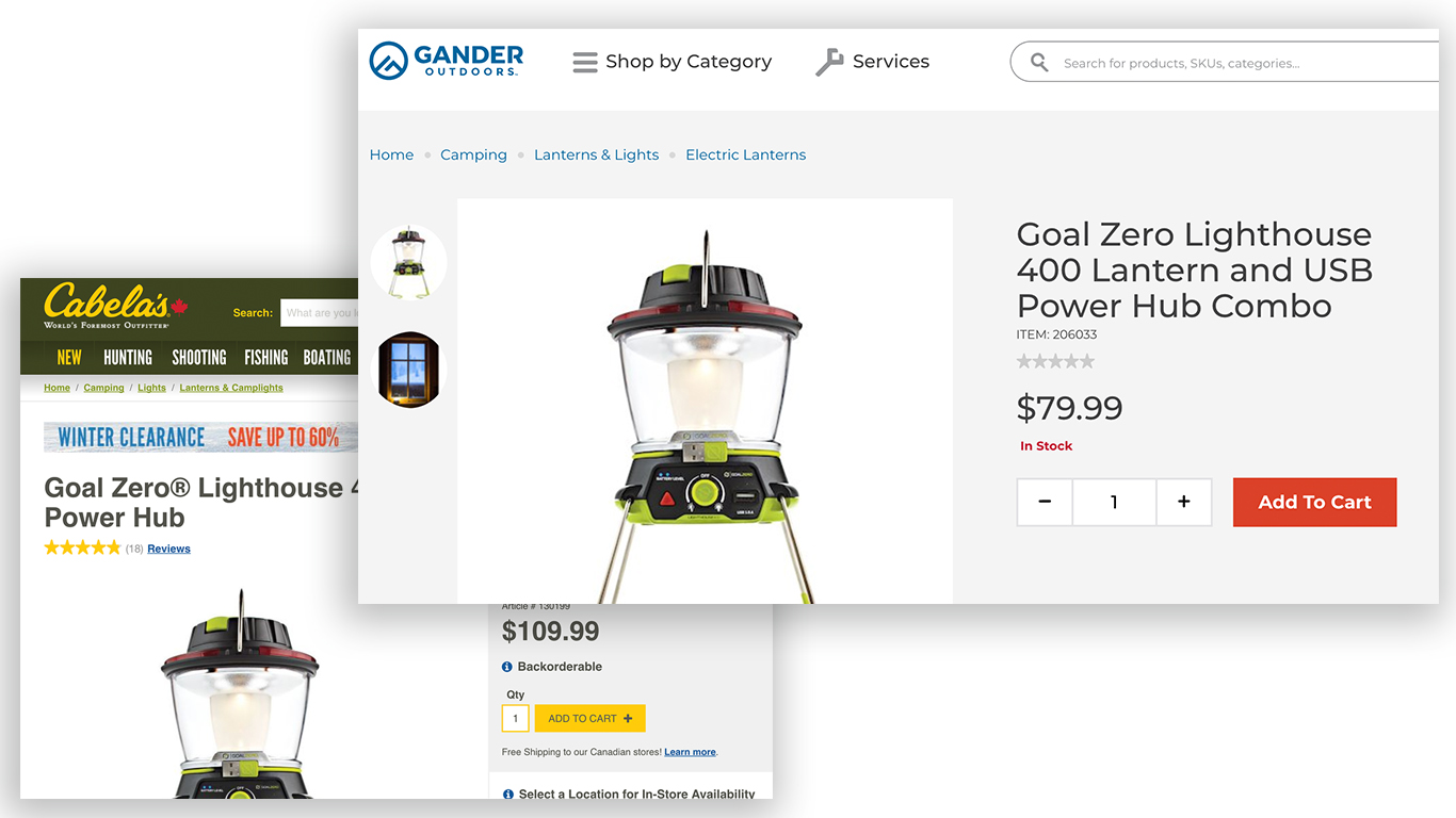 Gander Outdoors Website Launches with Prices That Wow