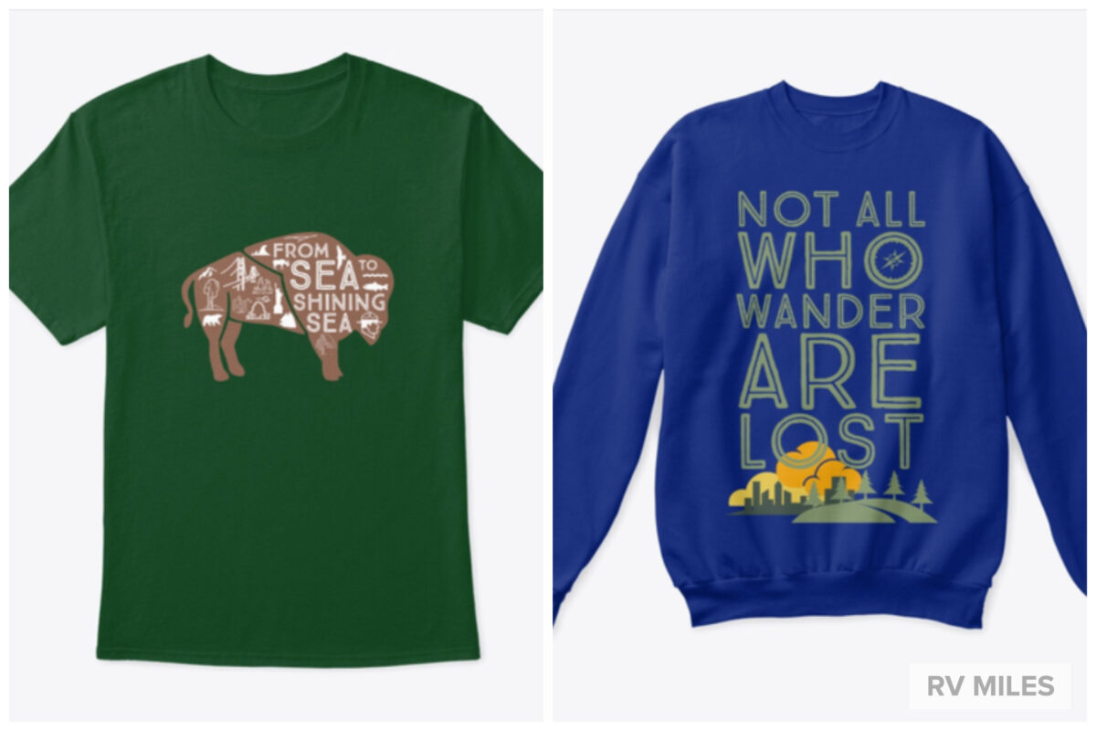 RV Miles and America’s National Parks Gear Now Available