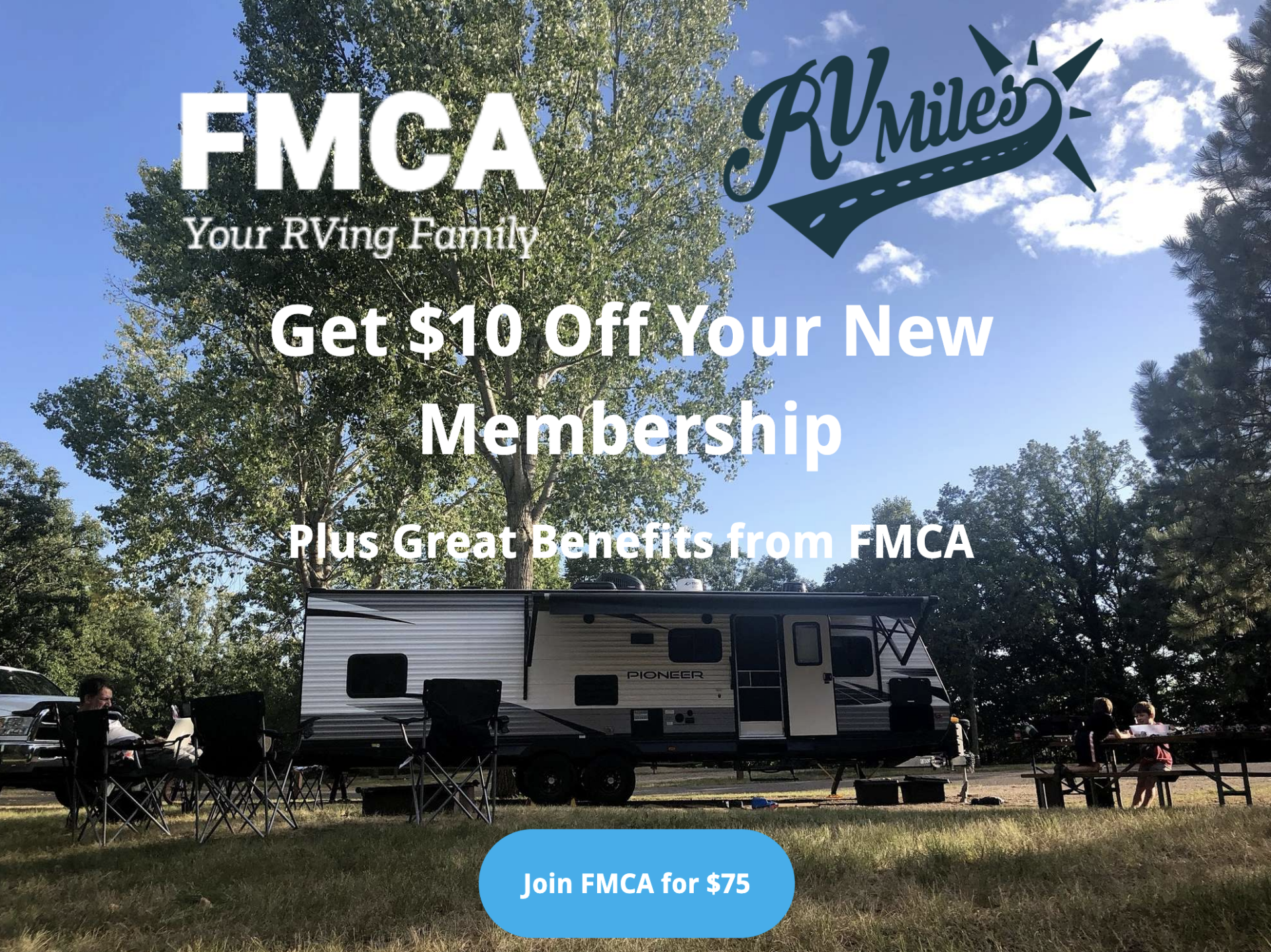 Save $10 on an FMCA Membership with Promo Code