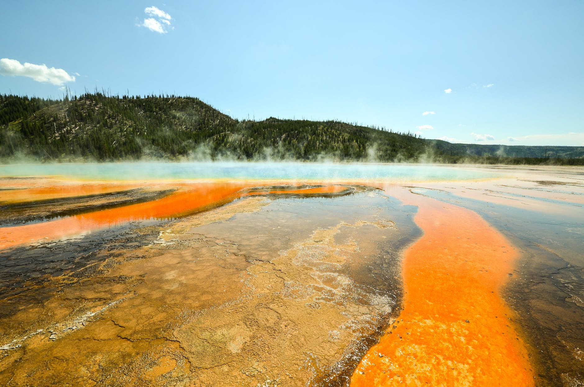 america close up daylight geyser