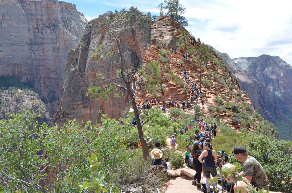 RV Industry and Camping News - Changes to the National Parks include timed entry at Angel's Landing. 