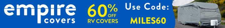 Save 60% at Empire Covers with RV Miles Coupon Code