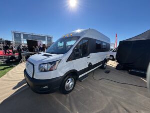 Winnebago unveiled an electric RV concept at the Florida RV SuperShow in Tampa