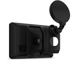 The back and mount of the Garmin RVCam 795