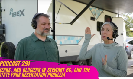 291. Bears, & Glaciers in Stewart, State Park Reservation Problem, & is IKEA No Longer RV Friendly?
